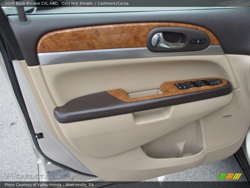Gold Mist Metallic / Cashmere/Cocoa 2008 Buick Enclave CXL AWD
