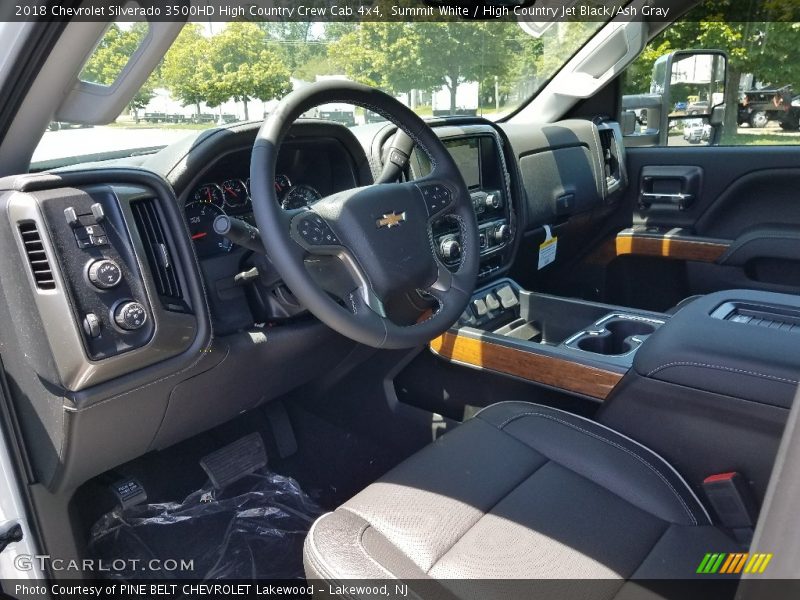 Summit White / High Country Jet Black/Ash Gray 2018 Chevrolet Silverado 3500HD High Country Crew Cab 4x4