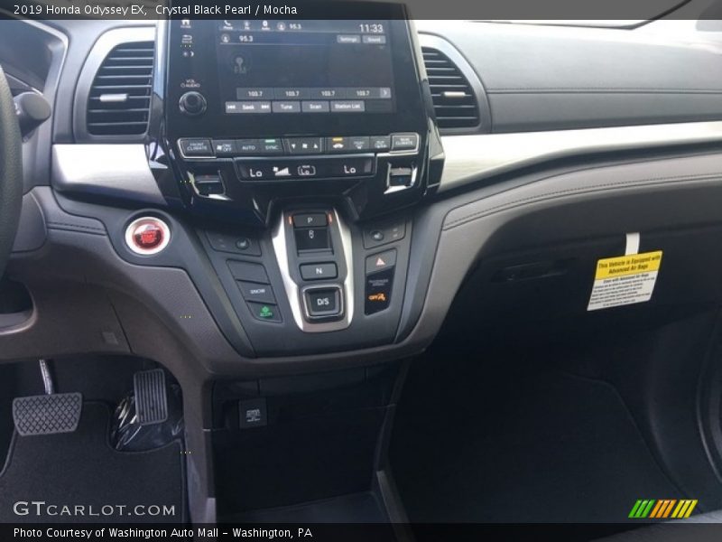 Crystal Black Pearl / Mocha 2019 Honda Odyssey EX
