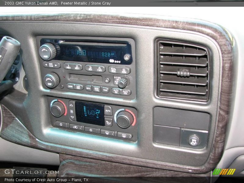 Pewter Metallic / Stone Gray 2003 GMC Yukon Denali AWD