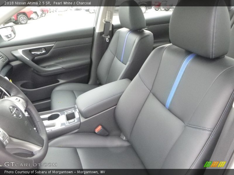 Pearl White / Charcoal 2018 Nissan Altima 2.5 SR