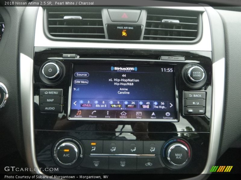 Pearl White / Charcoal 2018 Nissan Altima 2.5 SR