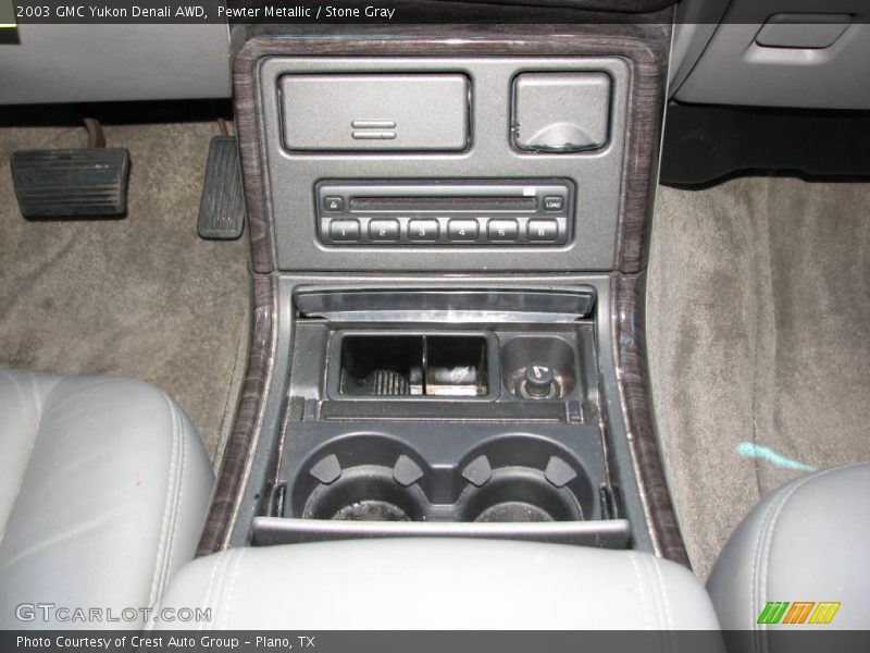 Pewter Metallic / Stone Gray 2003 GMC Yukon Denali AWD