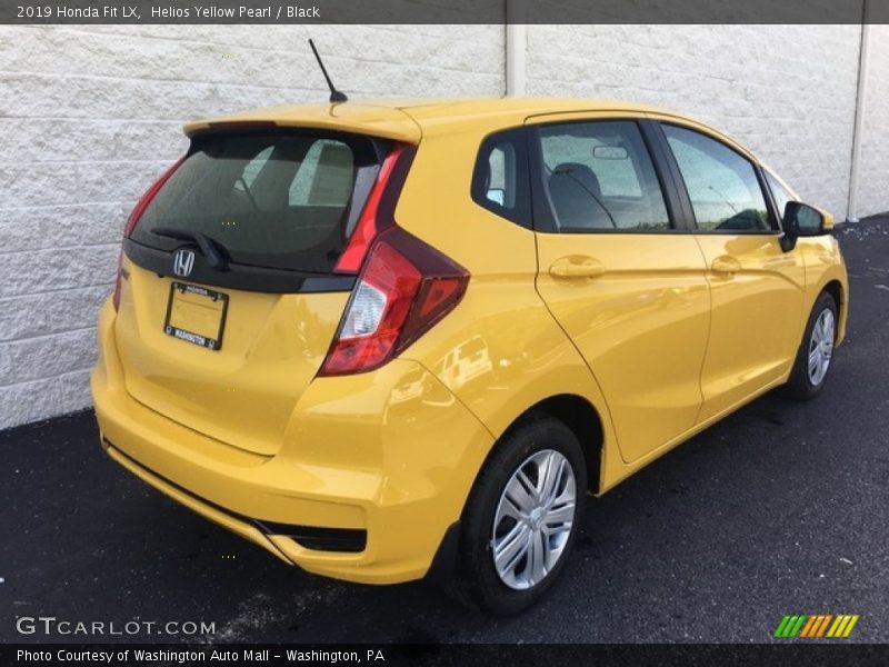 Helios Yellow Pearl / Black 2019 Honda Fit LX