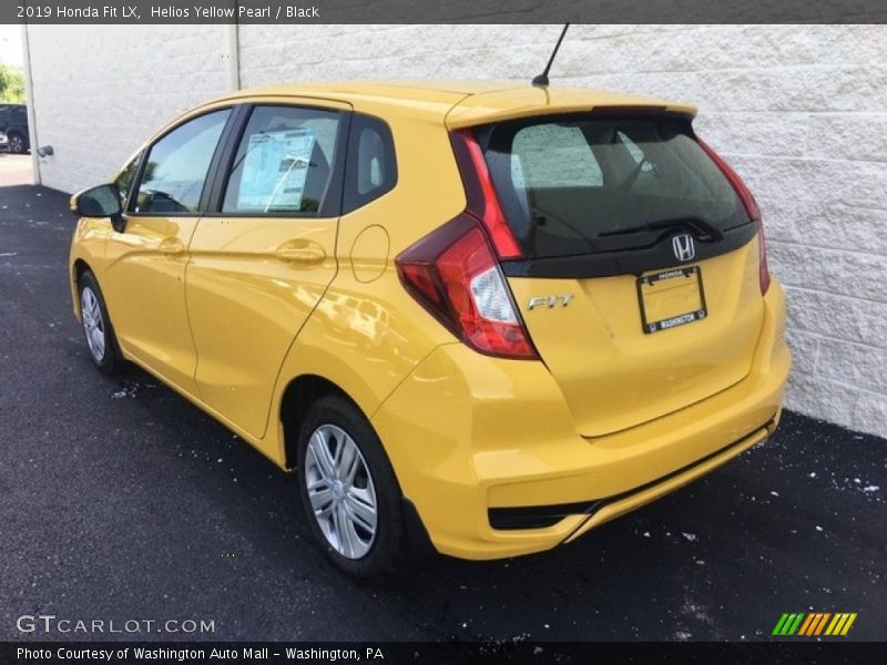 Helios Yellow Pearl / Black 2019 Honda Fit LX