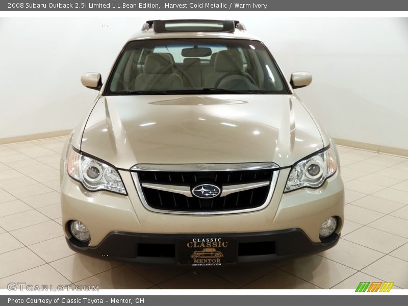 Harvest Gold Metallic / Warm Ivory 2008 Subaru Outback 2.5i Limited L.L.Bean Edition