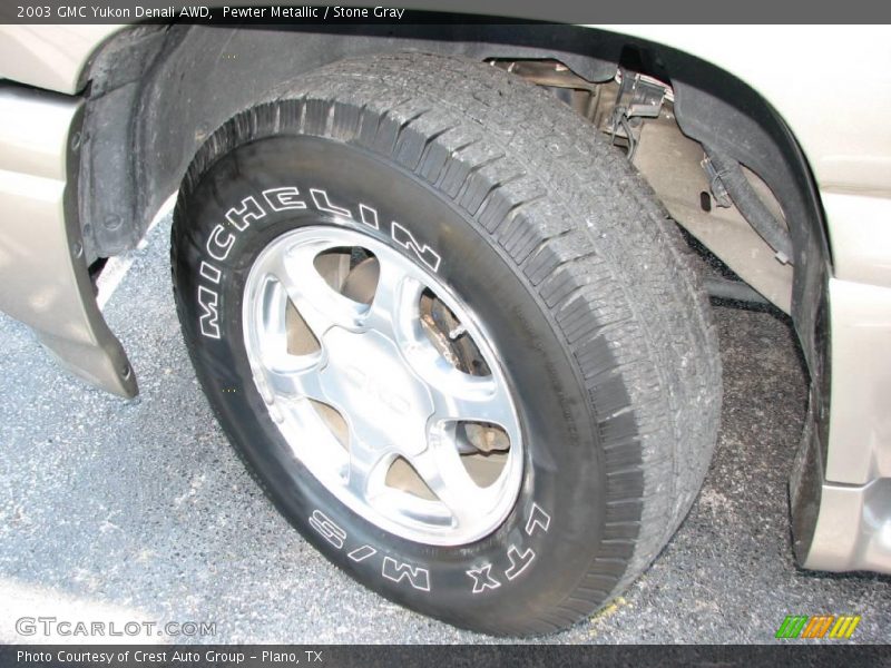 Pewter Metallic / Stone Gray 2003 GMC Yukon Denali AWD