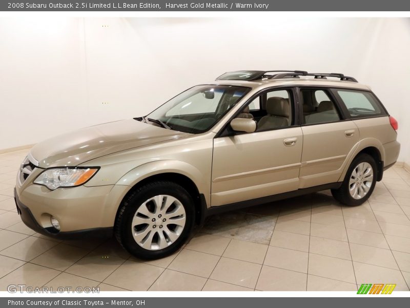 Harvest Gold Metallic / Warm Ivory 2008 Subaru Outback 2.5i Limited L.L.Bean Edition