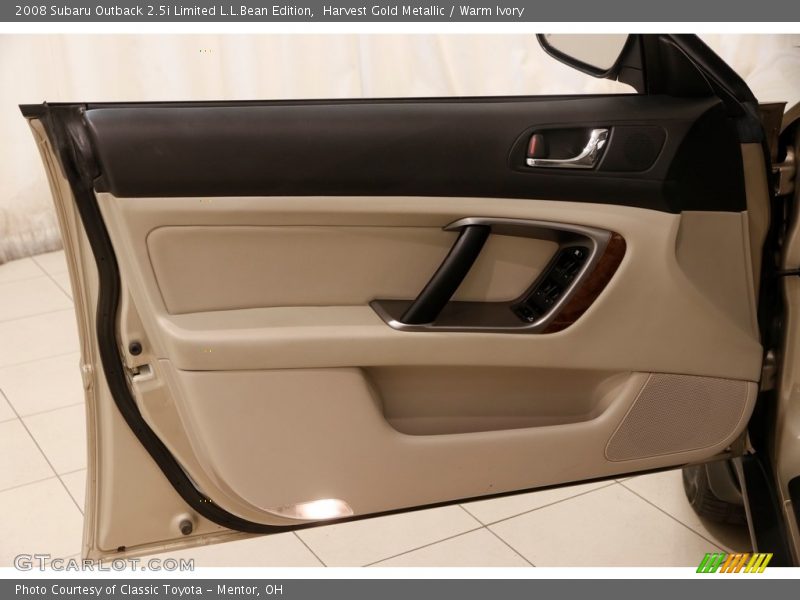 Harvest Gold Metallic / Warm Ivory 2008 Subaru Outback 2.5i Limited L.L.Bean Edition