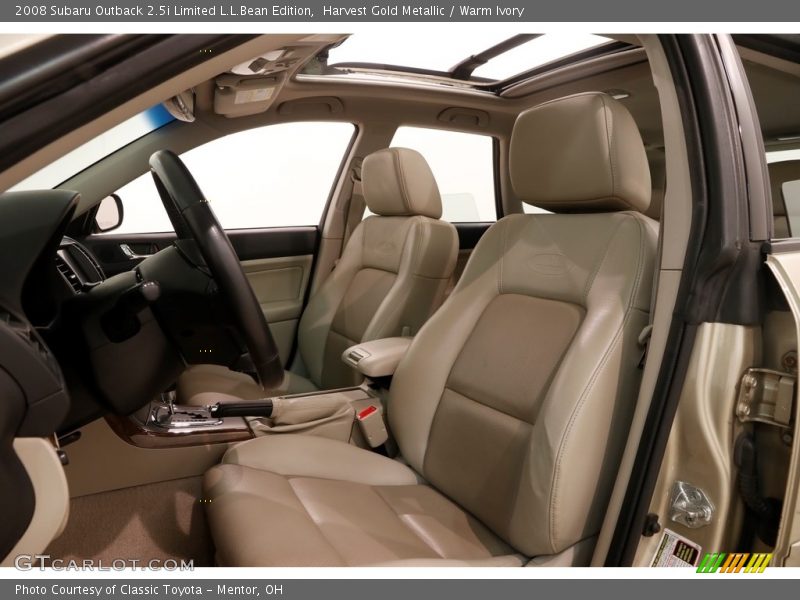Harvest Gold Metallic / Warm Ivory 2008 Subaru Outback 2.5i Limited L.L.Bean Edition