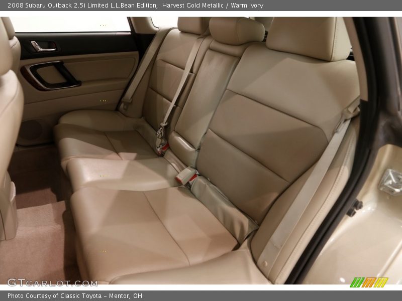 Harvest Gold Metallic / Warm Ivory 2008 Subaru Outback 2.5i Limited L.L.Bean Edition