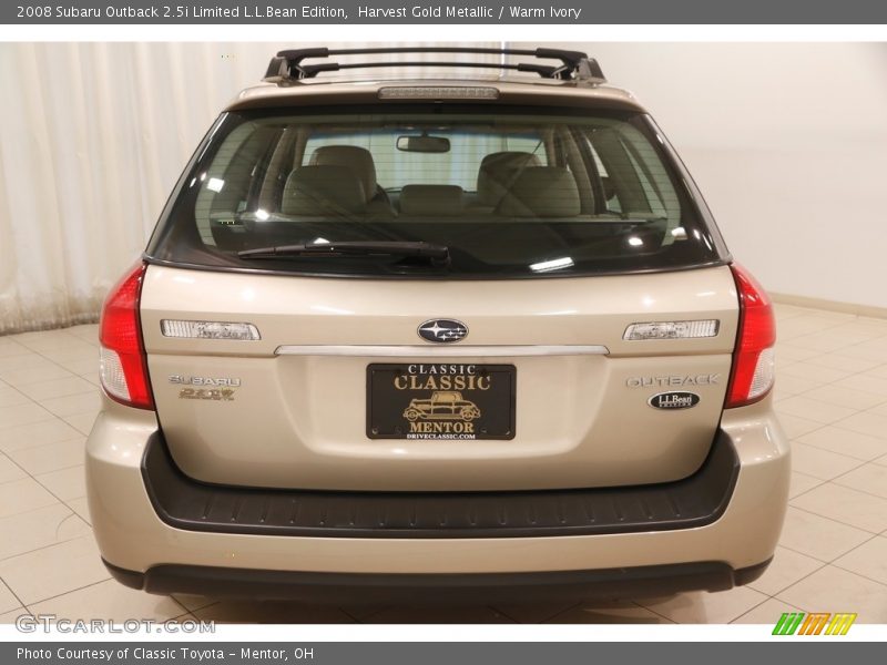 Harvest Gold Metallic / Warm Ivory 2008 Subaru Outback 2.5i Limited L.L.Bean Edition