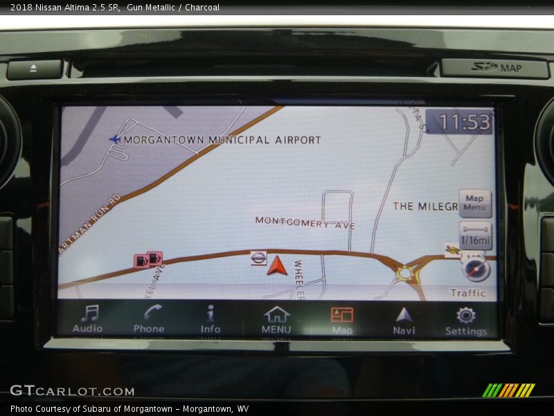 Gun Metallic / Charcoal 2018 Nissan Altima 2.5 SR