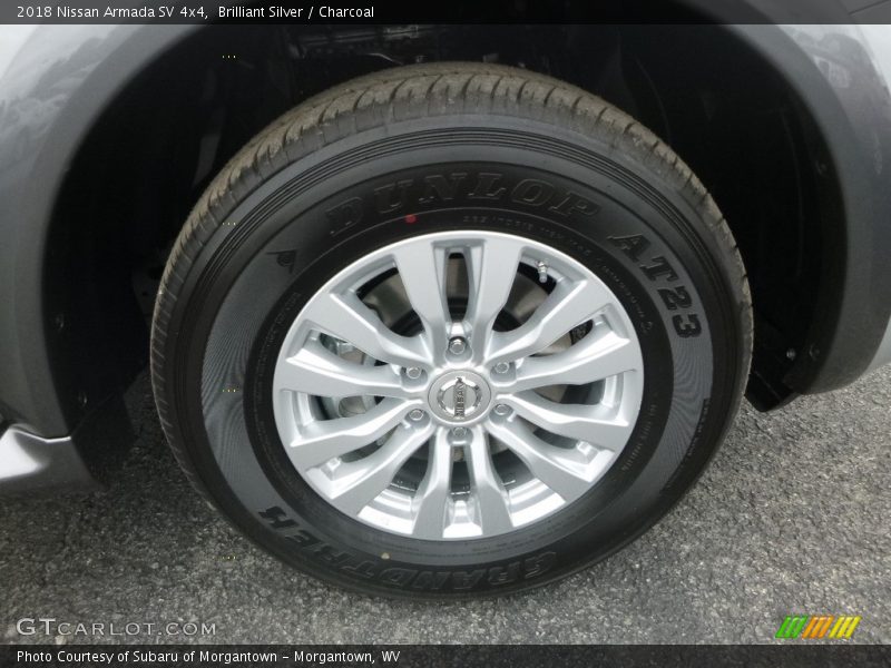 Brilliant Silver / Charcoal 2018 Nissan Armada SV 4x4
