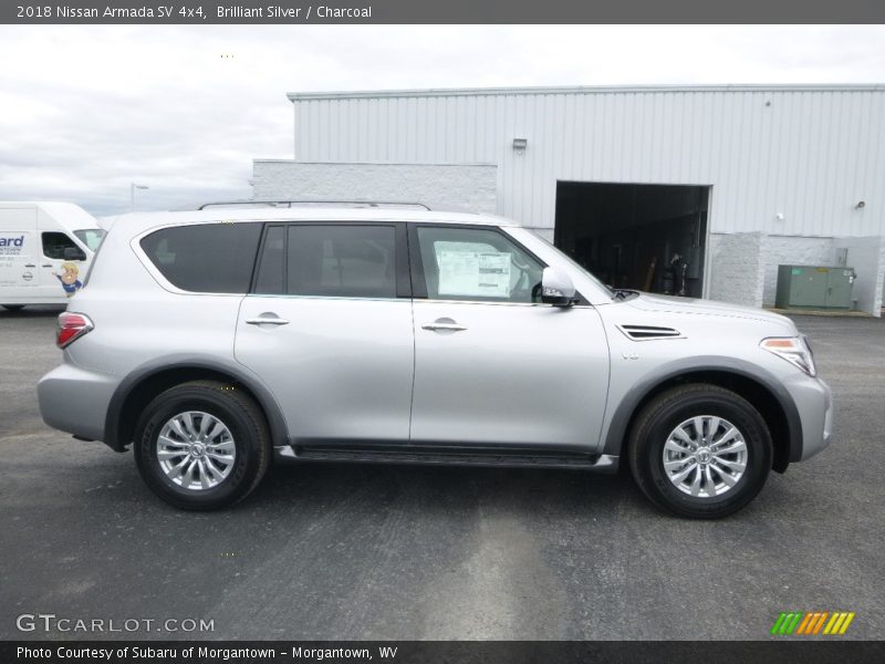 Brilliant Silver / Charcoal 2018 Nissan Armada SV 4x4