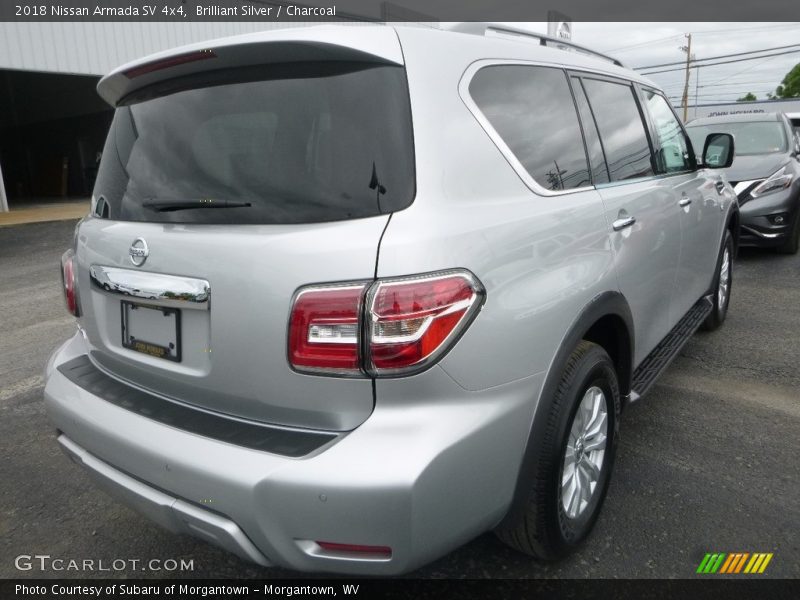 Brilliant Silver / Charcoal 2018 Nissan Armada SV 4x4