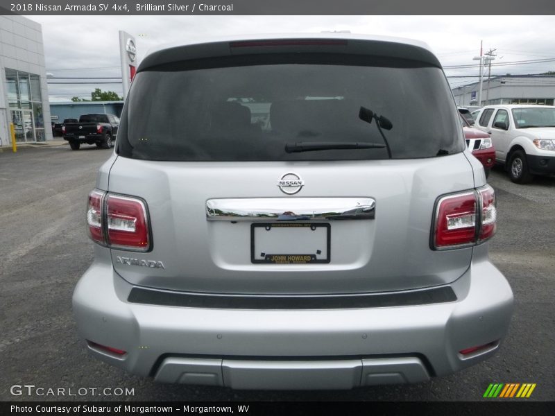 Brilliant Silver / Charcoal 2018 Nissan Armada SV 4x4