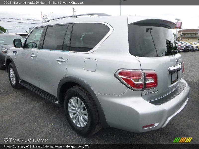 Brilliant Silver / Charcoal 2018 Nissan Armada SV 4x4