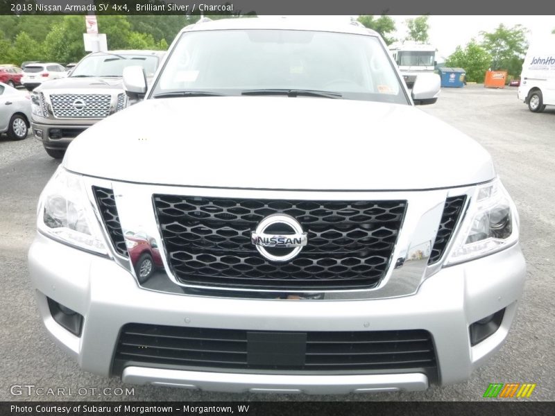Brilliant Silver / Charcoal 2018 Nissan Armada SV 4x4