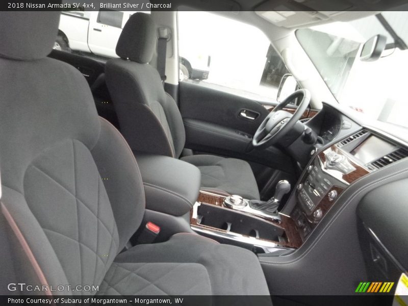 Brilliant Silver / Charcoal 2018 Nissan Armada SV 4x4