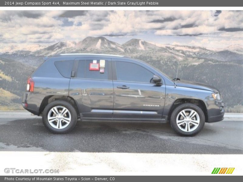 Maximum Steel Metallic / Dark Slate Gray/Light Pebble 2014 Jeep Compass Sport 4x4
