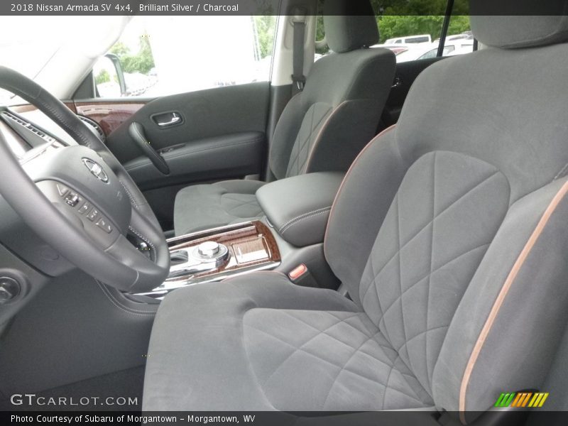 Brilliant Silver / Charcoal 2018 Nissan Armada SV 4x4