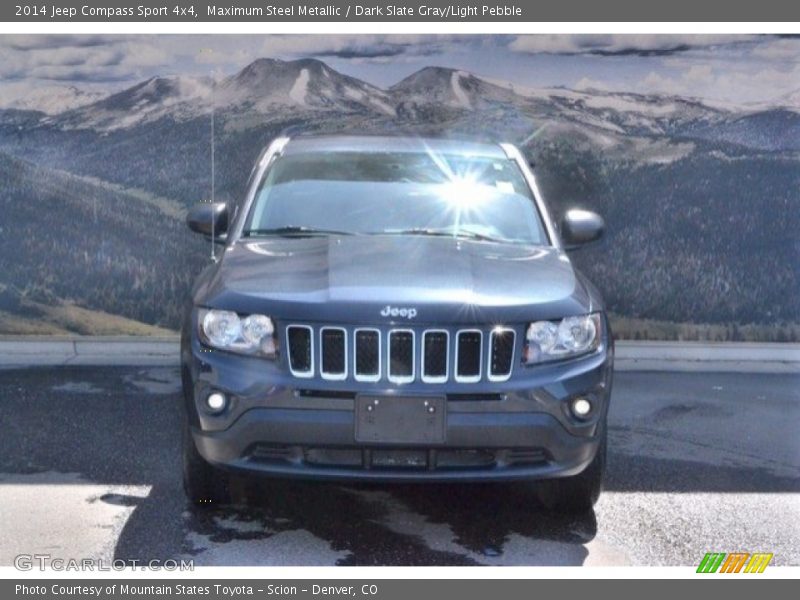 Maximum Steel Metallic / Dark Slate Gray/Light Pebble 2014 Jeep Compass Sport 4x4