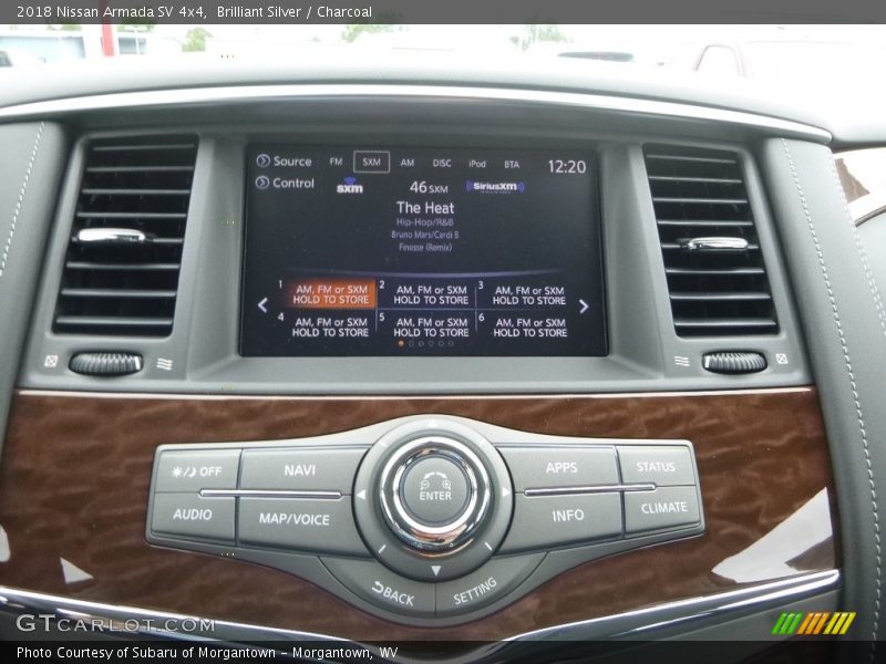 Brilliant Silver / Charcoal 2018 Nissan Armada SV 4x4