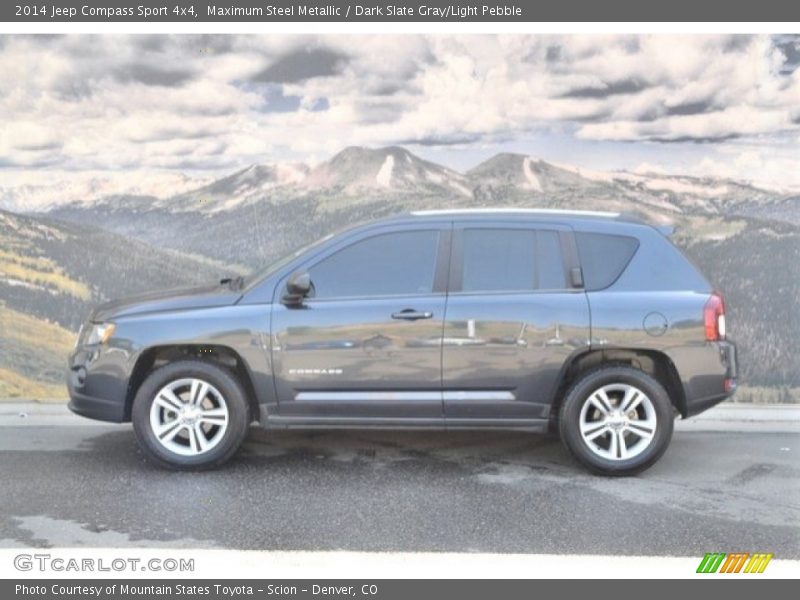 Maximum Steel Metallic / Dark Slate Gray/Light Pebble 2014 Jeep Compass Sport 4x4