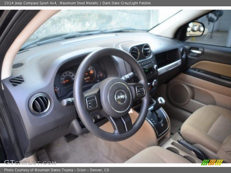 Maximum Steel Metallic / Dark Slate Gray/Light Pebble 2014 Jeep Compass Sport 4x4