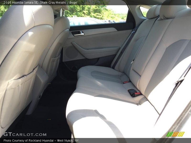Shale Gray Metallic / Beige 2016 Hyundai Sonata SE
