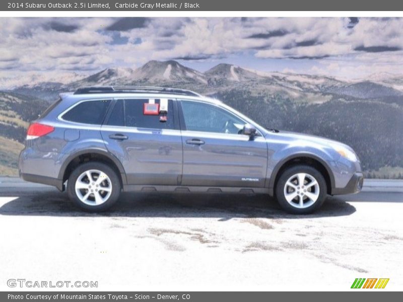 Carbide Gray Metallic / Black 2014 Subaru Outback 2.5i Limited