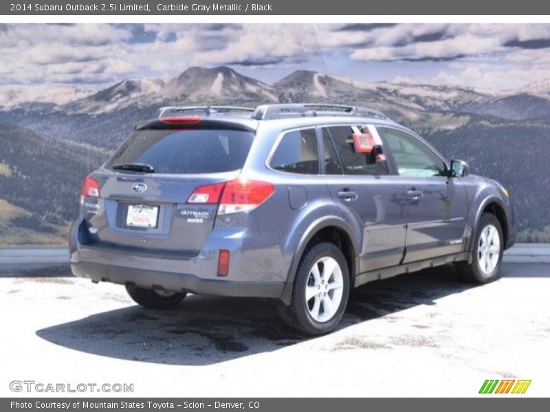 Carbide Gray Metallic / Black 2014 Subaru Outback 2.5i Limited