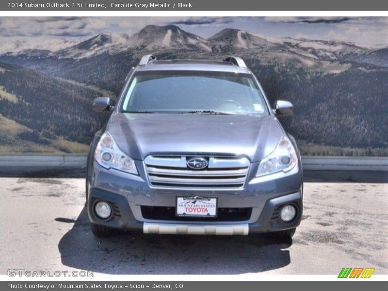 Carbide Gray Metallic / Black 2014 Subaru Outback 2.5i Limited