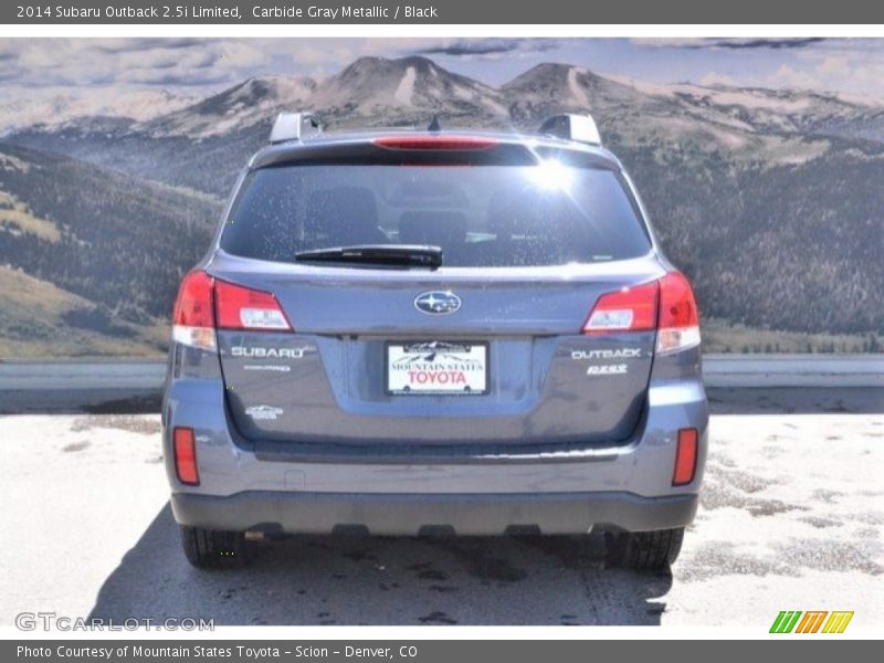 Carbide Gray Metallic / Black 2014 Subaru Outback 2.5i Limited