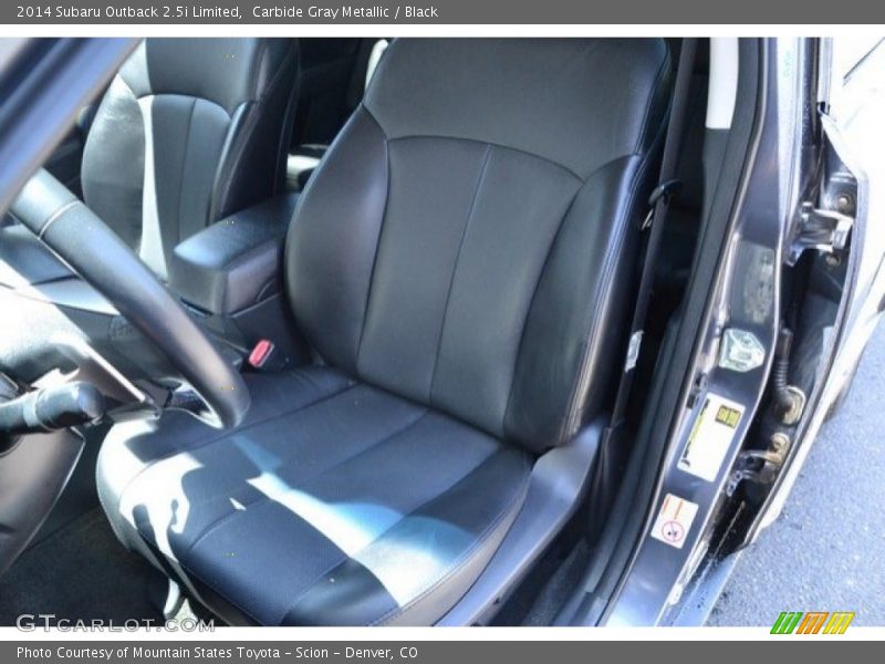 Carbide Gray Metallic / Black 2014 Subaru Outback 2.5i Limited
