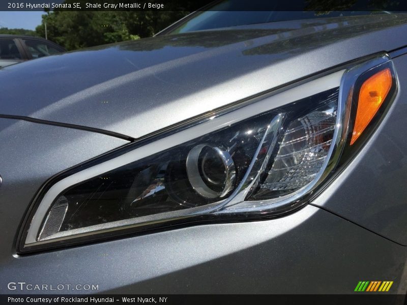 Shale Gray Metallic / Beige 2016 Hyundai Sonata SE