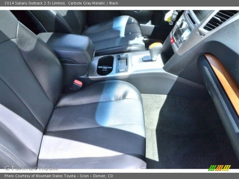 Carbide Gray Metallic / Black 2014 Subaru Outback 2.5i Limited
