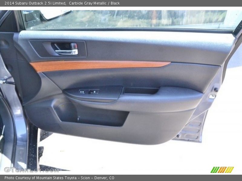Carbide Gray Metallic / Black 2014 Subaru Outback 2.5i Limited