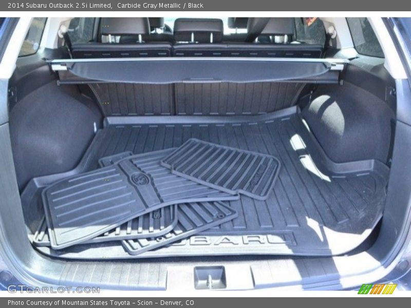 Carbide Gray Metallic / Black 2014 Subaru Outback 2.5i Limited