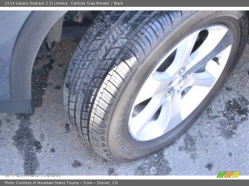 Carbide Gray Metallic / Black 2014 Subaru Outback 2.5i Limited