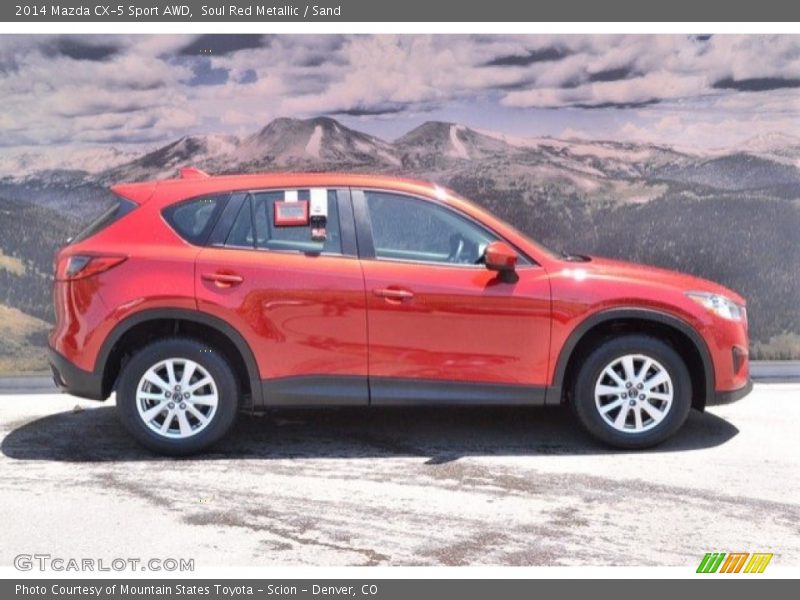 Soul Red Metallic / Sand 2014 Mazda CX-5 Sport AWD