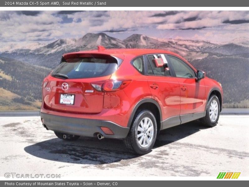 Soul Red Metallic / Sand 2014 Mazda CX-5 Sport AWD