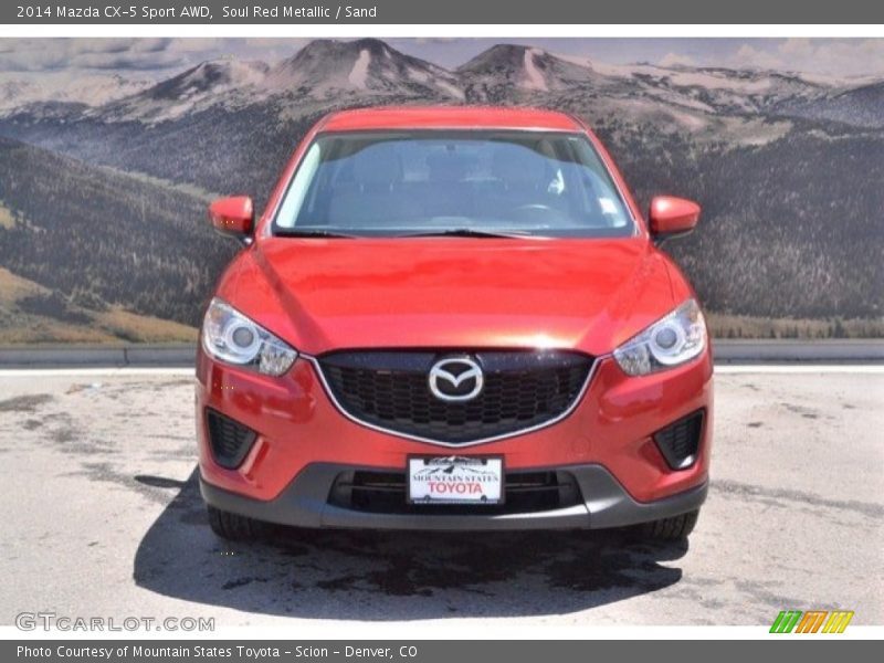 Soul Red Metallic / Sand 2014 Mazda CX-5 Sport AWD