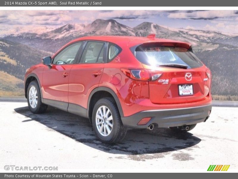 Soul Red Metallic / Sand 2014 Mazda CX-5 Sport AWD