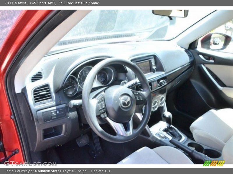 Soul Red Metallic / Sand 2014 Mazda CX-5 Sport AWD