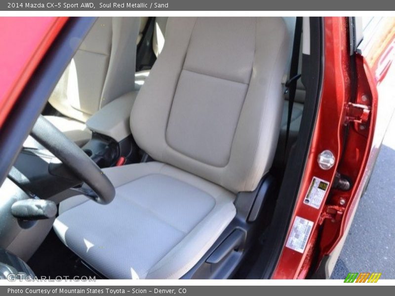 Soul Red Metallic / Sand 2014 Mazda CX-5 Sport AWD