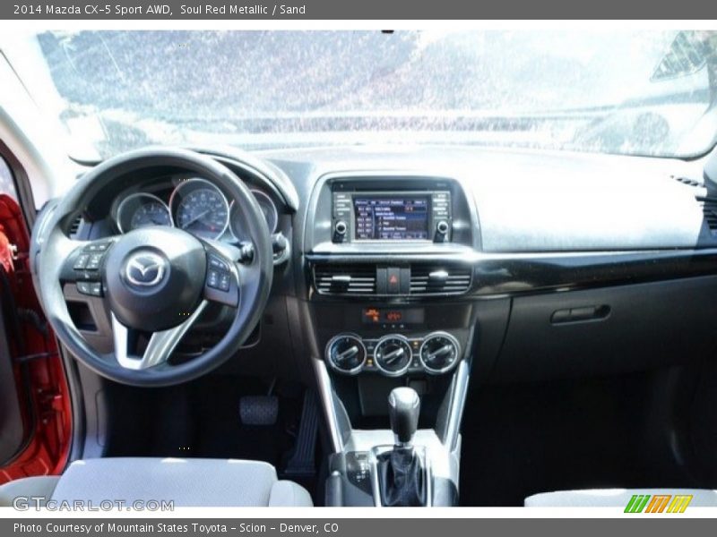 Soul Red Metallic / Sand 2014 Mazda CX-5 Sport AWD