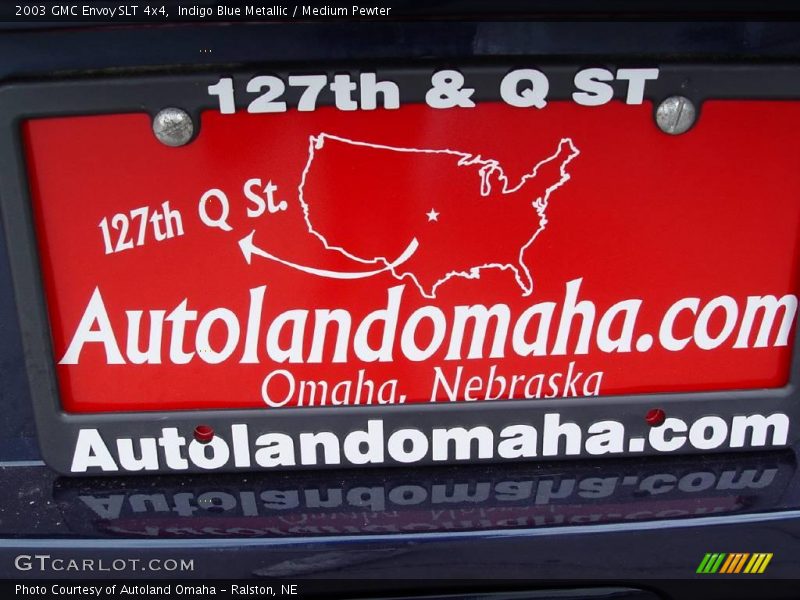 Indigo Blue Metallic / Medium Pewter 2003 GMC Envoy SLT 4x4