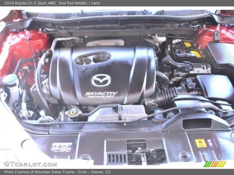 Soul Red Metallic / Sand 2014 Mazda CX-5 Sport AWD